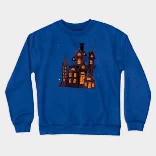 Scary House Crewneck Sweatshirt